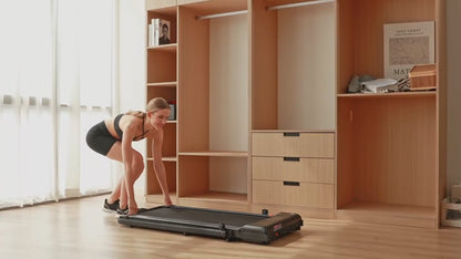 Electric Pad Treadmill Walking Running Foldable Motorized Home Fitness Machine