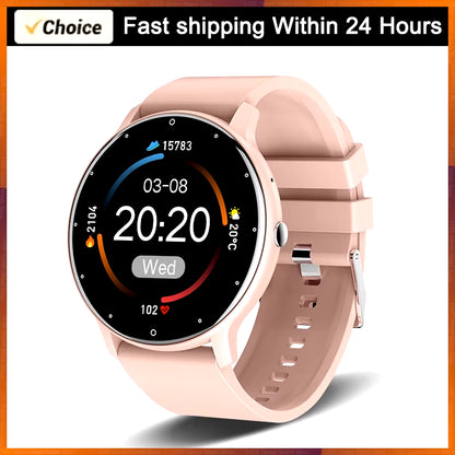2026 Smart Watch Women Men Ladies Gift Sport Fitness Men Watches Heart Rate Monitor Waterproof Smartwatch for Android IOS
