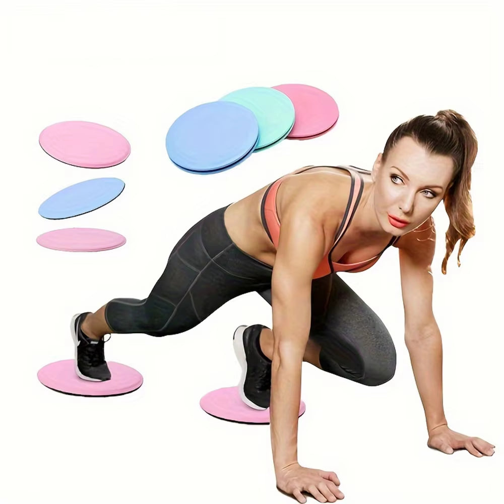 Pair of Fitness Core Sliders Abdominal Exercise Sliding Plate Pilates Yoga Gym Discs Slider Body Muscle Training Equipment