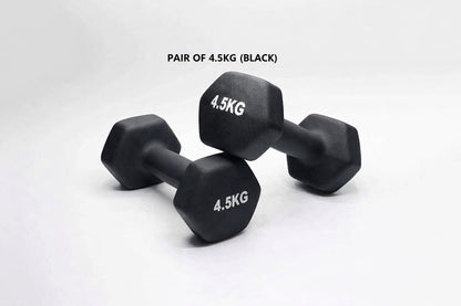 Neoprene Dumbbell Pair – Cast Iron Core Non-Slip Weights 0.5Kg–5Kg – Home Gym UK