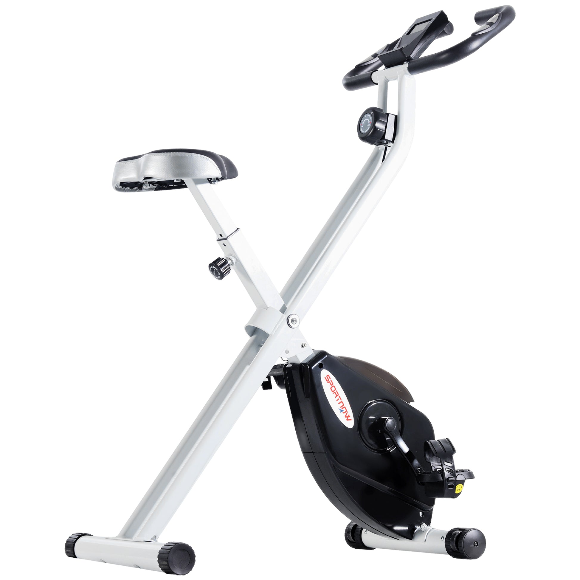 Folding Exercise Bike with 8-Level Magnetic Resistance