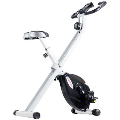Folding Exercise Bike with 8-Level Magnetic Resistance
