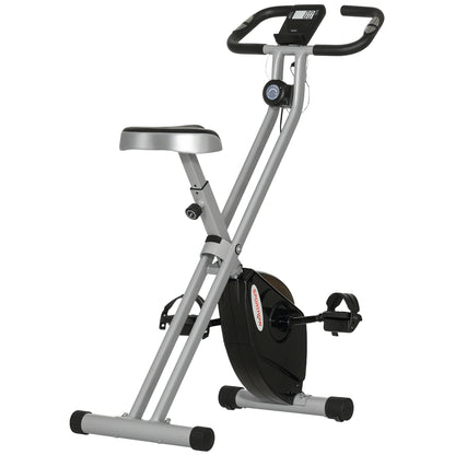 Folding Exercise Bike with 8-Level Magnetic Resistance