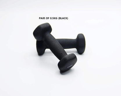 Neoprene Dumbbell Pair – Cast Iron Core Non-Slip Weights 0.5Kg–5Kg – Home Gym UK