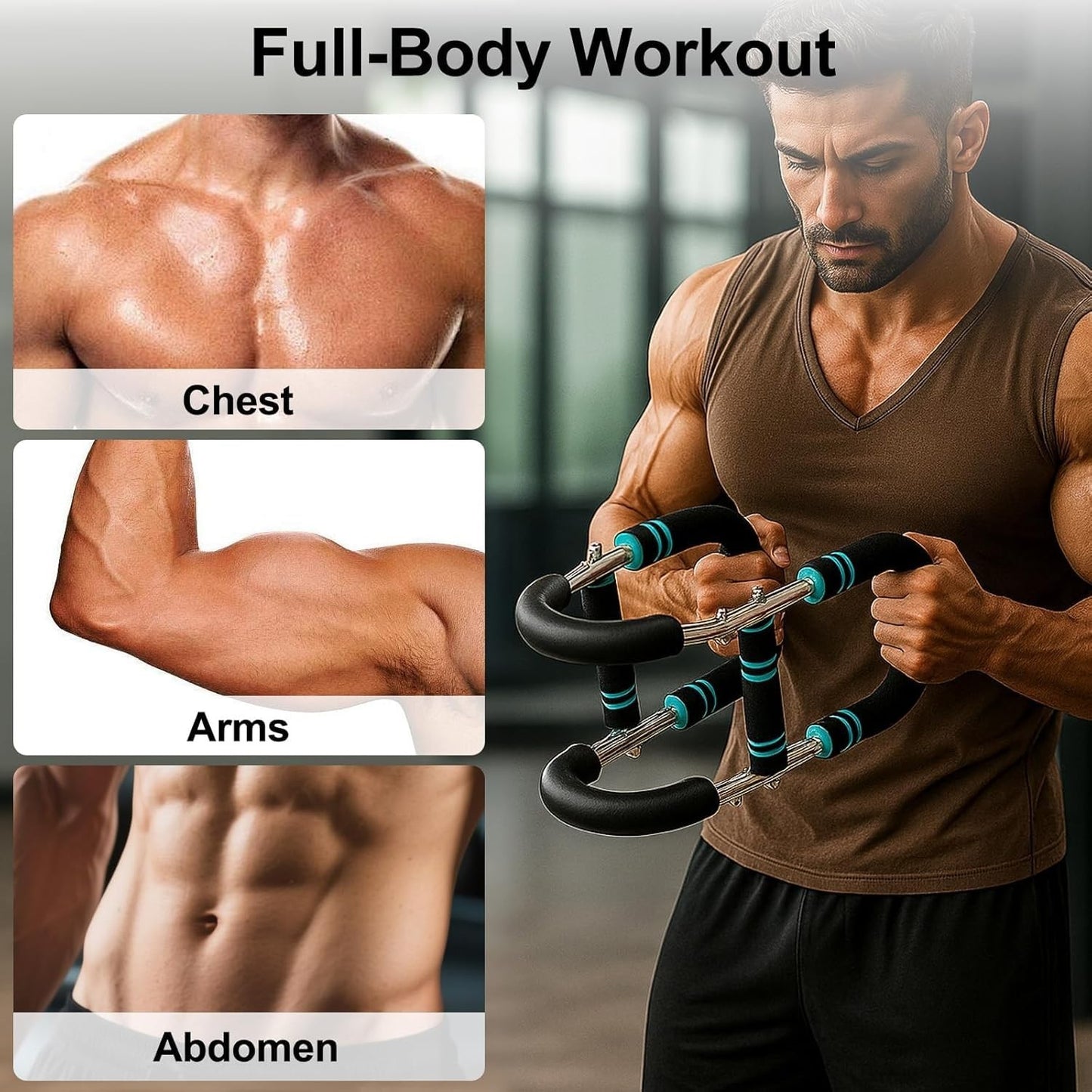 UK Saker Twister Arm Trainer Adjustable Chest Workout Equipment Detachable