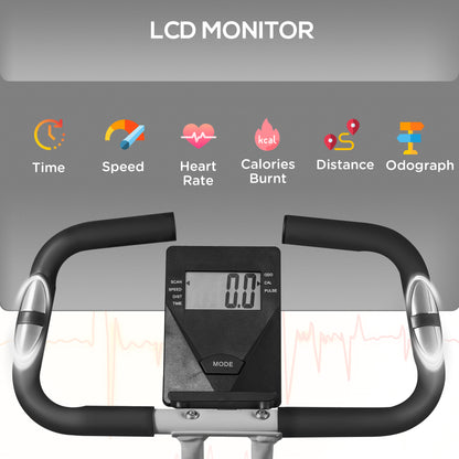 Folding Exercise Bike with 8-Level Magnetic Resistance