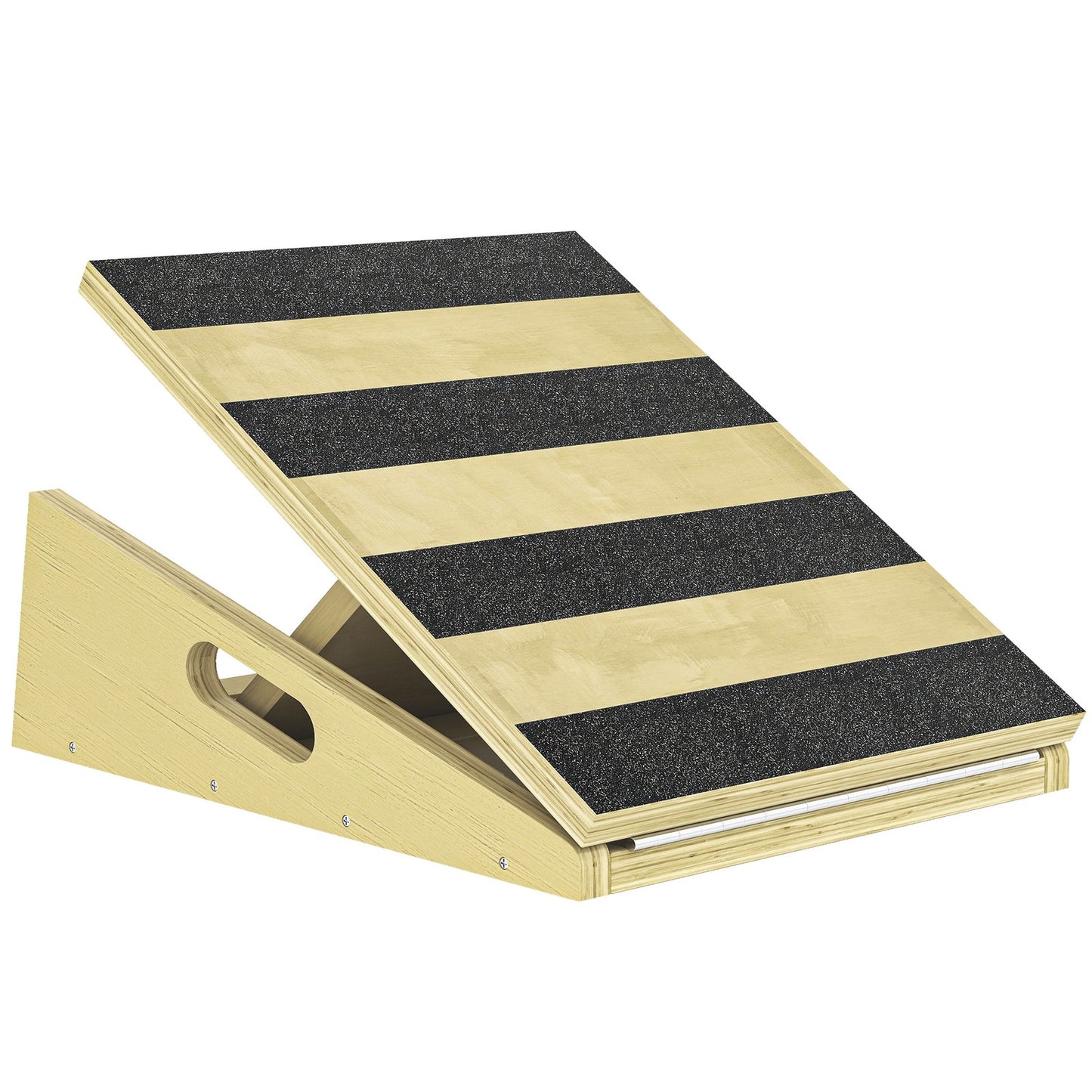 Portable Slant Board, Adjustable Incline Board Calf Stretcher with Side Handles