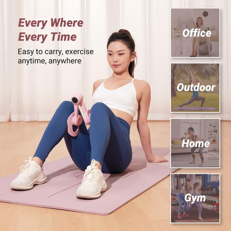 Merach Thigh Trainer Home Fitness Equipment for Inner Thigh, Legs, Arms, Arm Trimmers Optional Versions: Standard, Strap, Smart Counter Blue