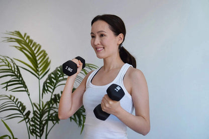 Neoprene Dumbbell Pair – Cast Iron Core Non-Slip Weights 0.5Kg–5Kg – Home Gym UK