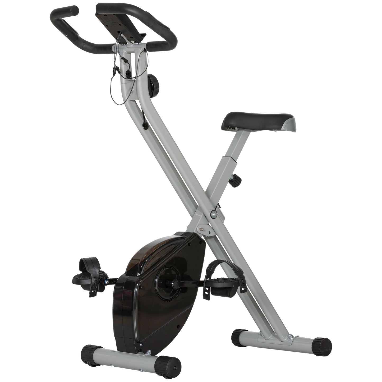 Folding Exercise Bike with 8-Level Magnetic Resistance