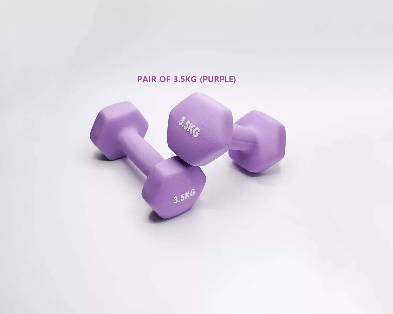 Neoprene Dumbbell Pair – Cast Iron Core Non-Slip Weights 0.5Kg–5Kg – Home Gym UK