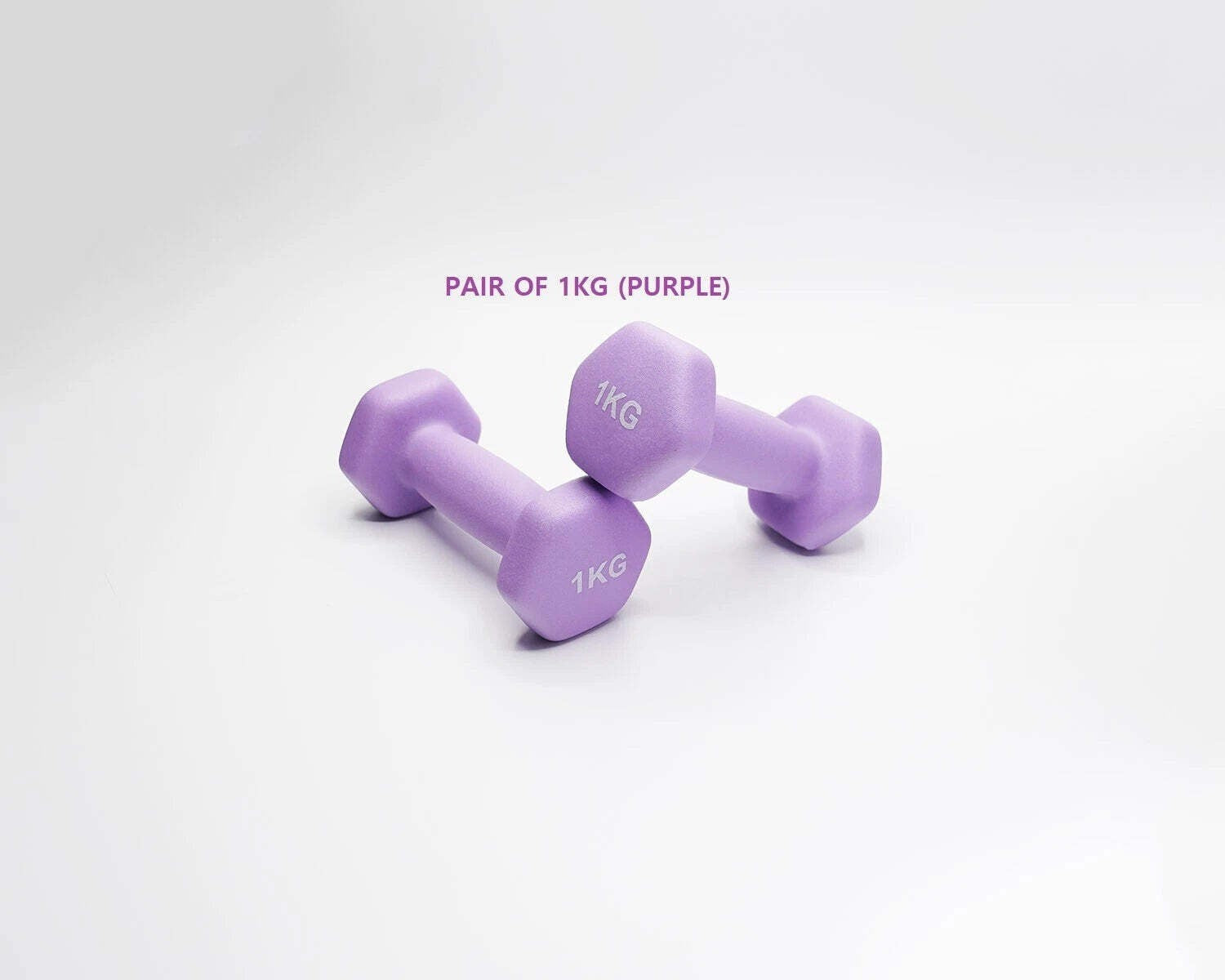 Neoprene Dumbbell Pair – Cast Iron Core Non-Slip Weights 0.5Kg–5Kg – Home Gym UK